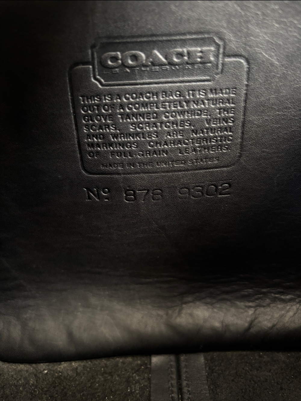 VTG Coach Black Leather Satchel with Gold-Tone Hardware - Picture 9 of 12